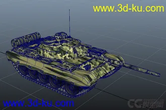 3D打印模型59坦克的图片