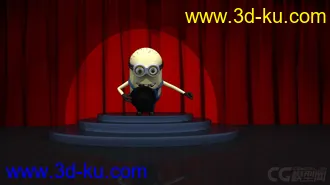 3D打印模型小黄人的图片