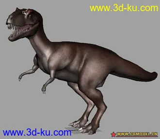 3D打印模型设置好的恐龙的图片