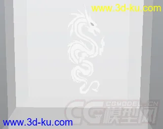 3D打印模型龙纹的图片