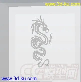 3D打印模型龙纹的图片