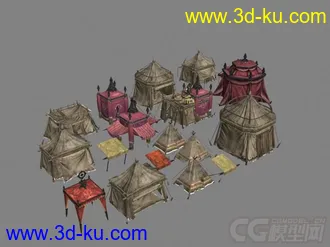 3D打印模型帐篷的图片