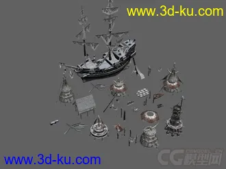3D打印模型船舶的图片