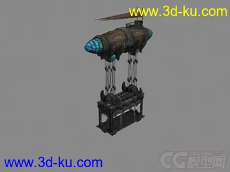 3D打印模型氢气球飞船的图片