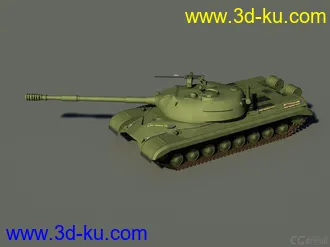 3D打印模型苏联277工程重型坦克的图片