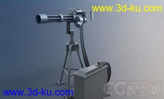 3D打印模型加特林机关枪的图片