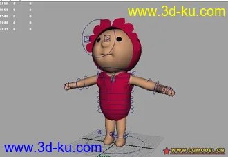 3D打印模型可爱娃娃·的图片