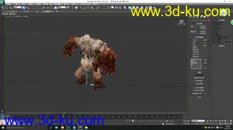 僵尸模型有绑定 动画的图片