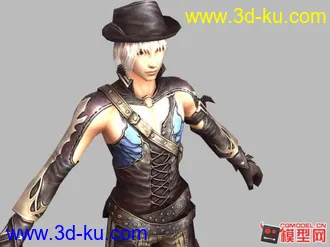 发个自己绑定的模型，给大家PP的图片