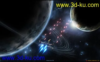 星球大战盟军X战机模型带完成的视频动画（含音效）的图片