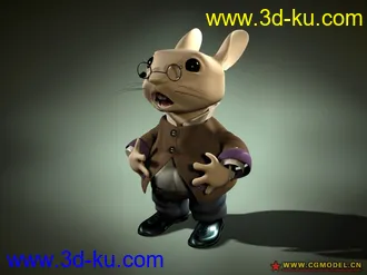 3D打印模型兔子博士 带100帧动画的图片
