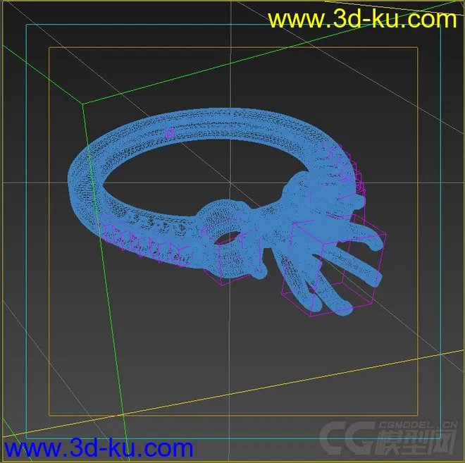 超真实3维戒指（未后期）模型的图片2