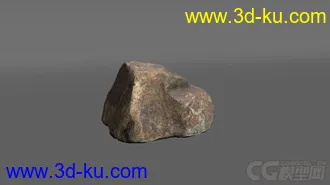 岩石模型包含maya文件Obj、Fbx、贴图的图片