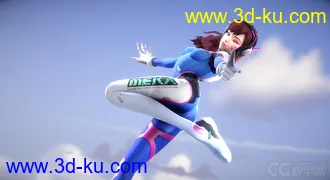 守望先锋--D.VA模型的图片