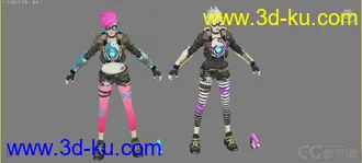 免费啦，首发——守望先锋模型猎空皮肤模型12套模型+武器的图片