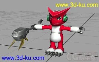 3D打印模型【数码宝贝】高吼兽的图片