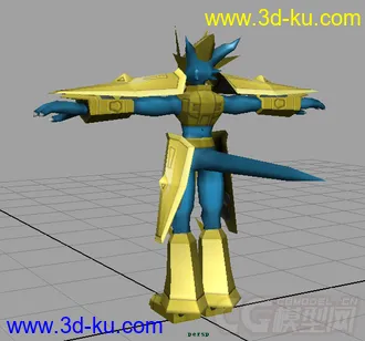 3D打印模型【数码宝贝】金甲龙兽的图片