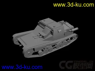 3D打印模型意大利坦克CV33的图片