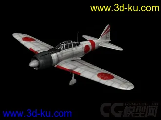 3D打印模型日本0式战斗机的图片