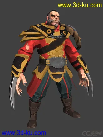 3D打印模型dota2狼人的图片