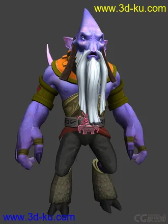 3D打印模型dota2黑暗贤者的图片