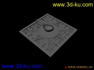 3D打印模型指南针的图片