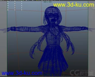3D打印模型mayavray渲染器校服狂三的图片