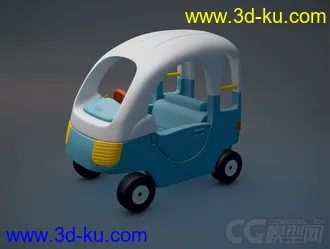 3D打印模型儿童汽车  幼稚园童车 幼儿园童车  children car的图片