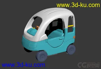3D打印模型儿童汽车  幼稚园童车 幼儿园童车  children car的图片
