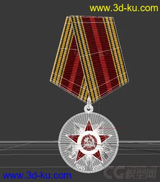 3D打印模型军功章 奖章 徽章 勋章 medal的图片