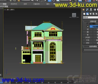 3D打印模型找图纸，做的小别墅，没有贴图，的图片