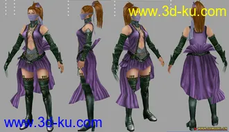 一个女刺客模型的图片