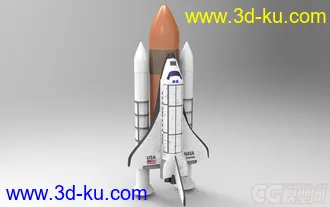 3D打印模型美国挑战者航天飞机的图片