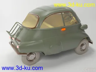 3D打印模型Q版宝马小汽车的图片