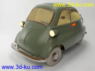 3D打印模型Q版宝马小汽车的图片