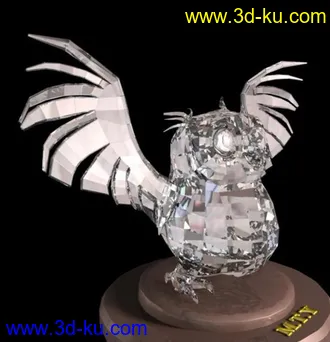 3D打印模型猫头鹰的图片