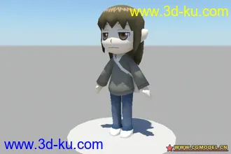 3D打印模型人物作业分享的图片