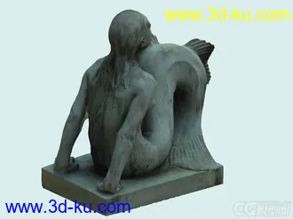 3D打印模型美人鱼雕塑的图片