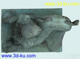 3D打印模型美人鱼雕塑的图片