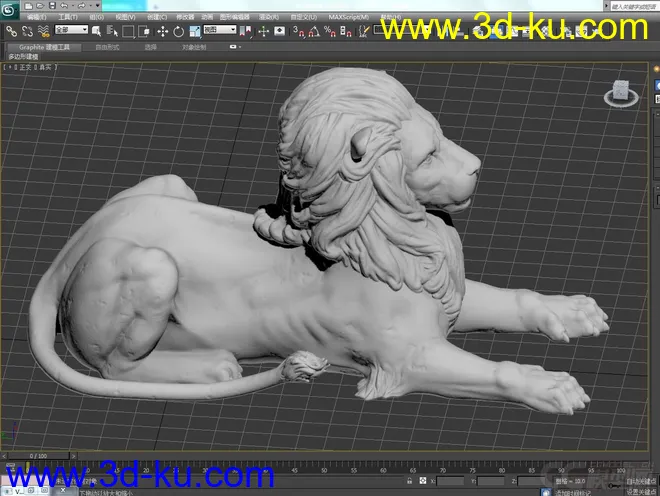 狮子雕塑模型的图片2