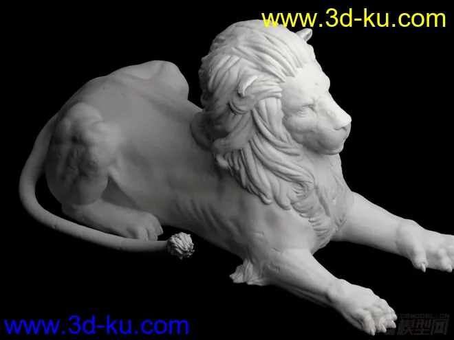 狮子雕塑模型的图片4