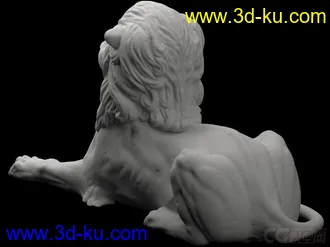 3D打印模型狮子雕塑的图片