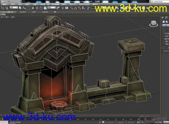 3D打印模型Q版小场景配件的图片