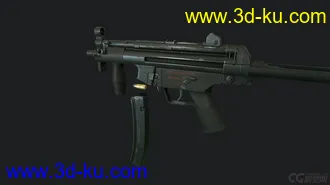 3D打印模型轻型冲锋枪的图片