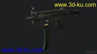 3D打印模型轻型冲锋枪的图片