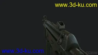 3D打印模型轻型冲锋枪的图片