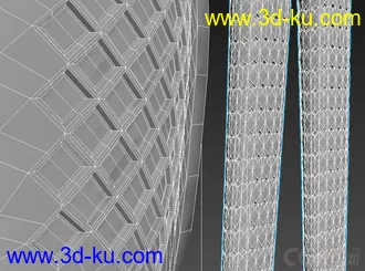 3D打印模型一套精心打造的高精的机甲肌肉的图片