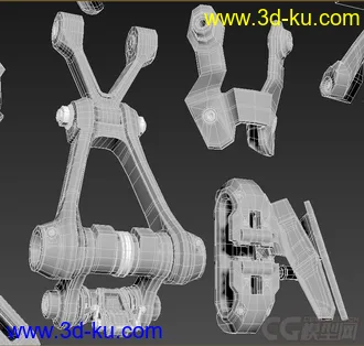 60个独特的机器人内脏结构模型的图片