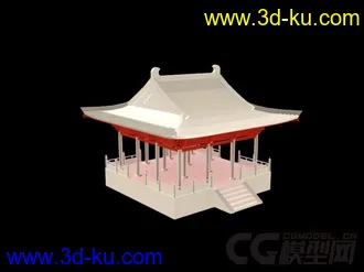 3D打印模型一个单体建筑，希望大家喜欢的图片