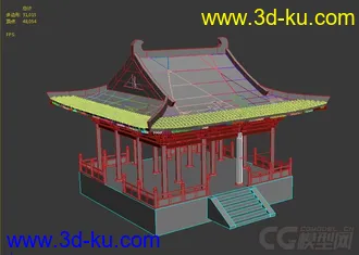 3D打印模型一个单体建筑，希望大家喜欢的图片